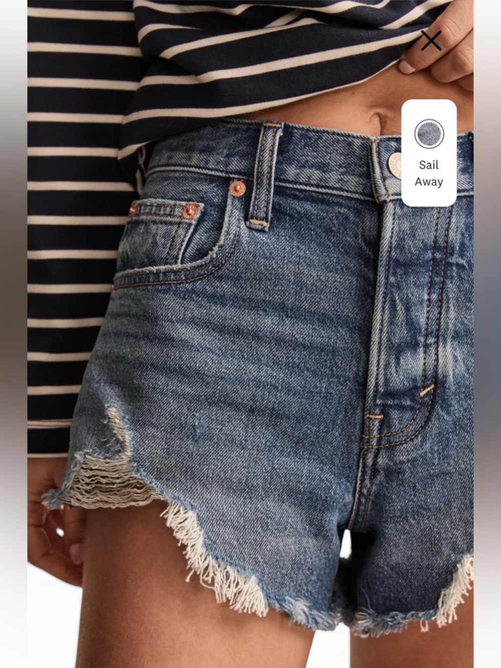 5 for $25!! Lucky Brand High Rise Mom Short 10